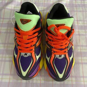 New Balance Pink And Purple Contrast Running Shoes